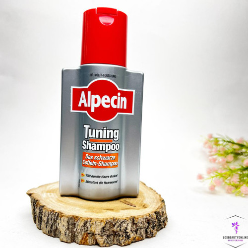 شامپو آلپسین مدل تیونینگ برای تقویت ریشه مو و حفظ رنگ طبیعی موهای تیره