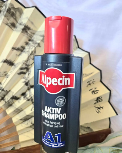 شامپو اکتیو A1 آلپسین، مناسب برای تقویت مو و مراقبت از پوست سر