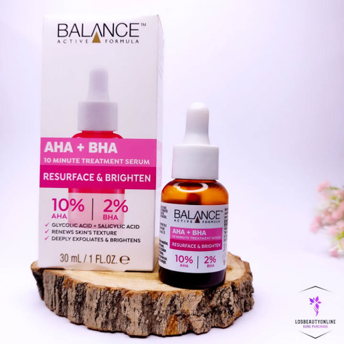 سرم لایهبردار AHA و BHA بالانس، مناسب برای پاکسازی عمیق و روشنکردن پوست