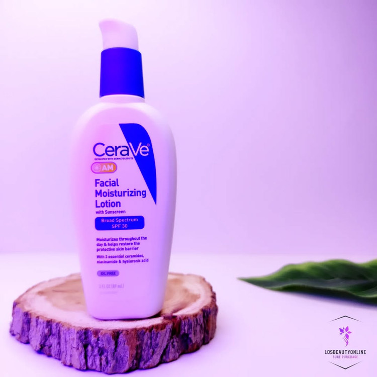 لوسیون مرطوبکننده صورت سراوی، مناسب برای محافظت SPF 30 و آبرسانی پوست