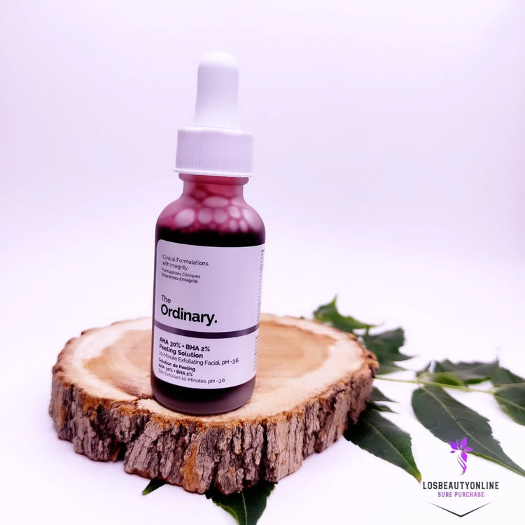 سرم لایهبردار پیلینگ سلوشن AHA و BHA اوردینری، مناسب برای پاکسازی عمیق و روشنکردن پوست