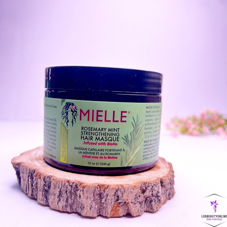 ماسک مو تقویتکننده رزماری و نعناع میله (Mielle) حاوی بیوتین