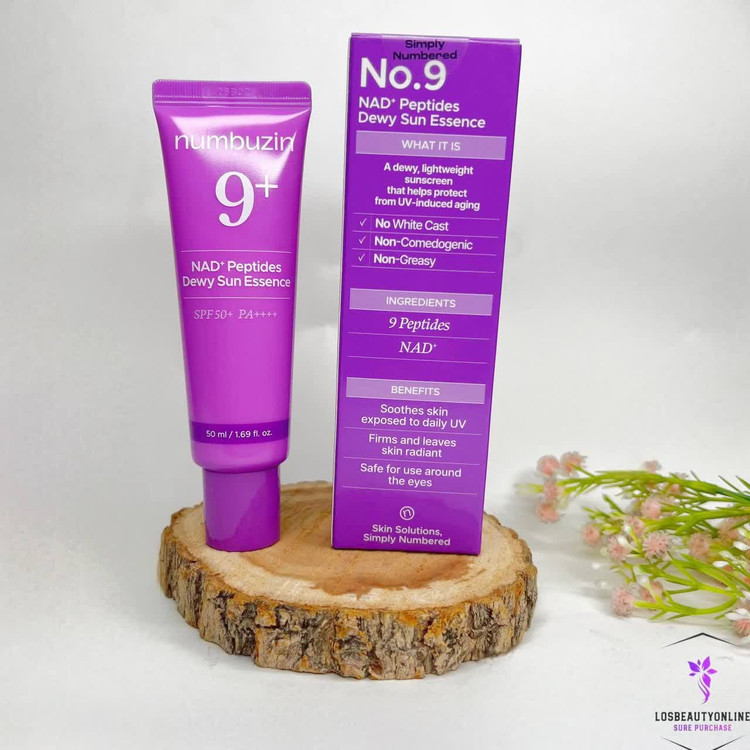 ضد آفتاب اسنس نامبوزین شماره ۹+ مدل NAD+ Peptides Dewy