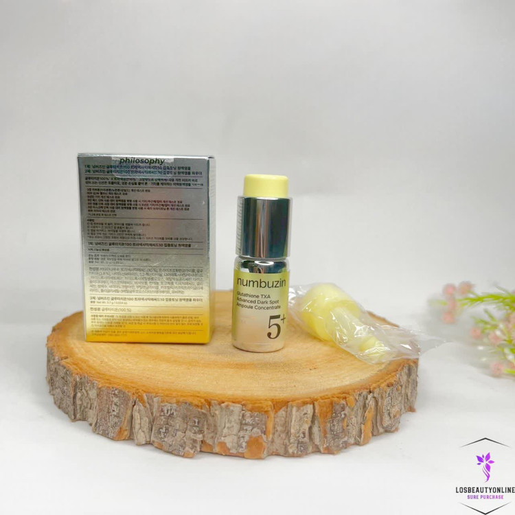 آمپول ضد لک و روشنکننده نامبوزین شماره +5 گلوتاتیون و ترانگزامیک اسید