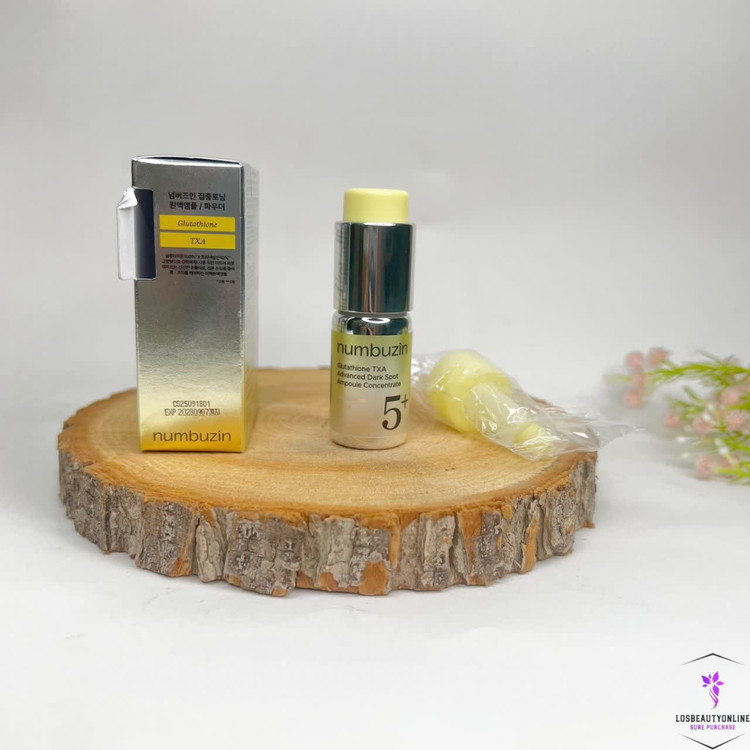 آمپول ضد لک و روشنکننده نامبوزین شماره +5 گلوتاتیون و ترانگزامیک اسید