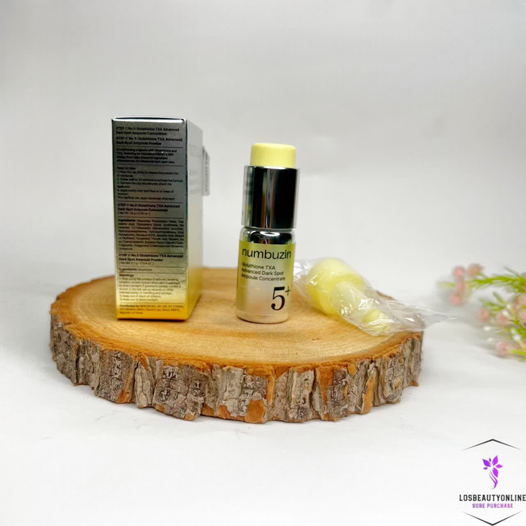 آمپول ضد لک و روشنکننده نامبوزین شماره +5 گلوتاتیون و ترانگزامیک اسید